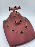 Parure Van Cleef Trèfle acier inoxydable